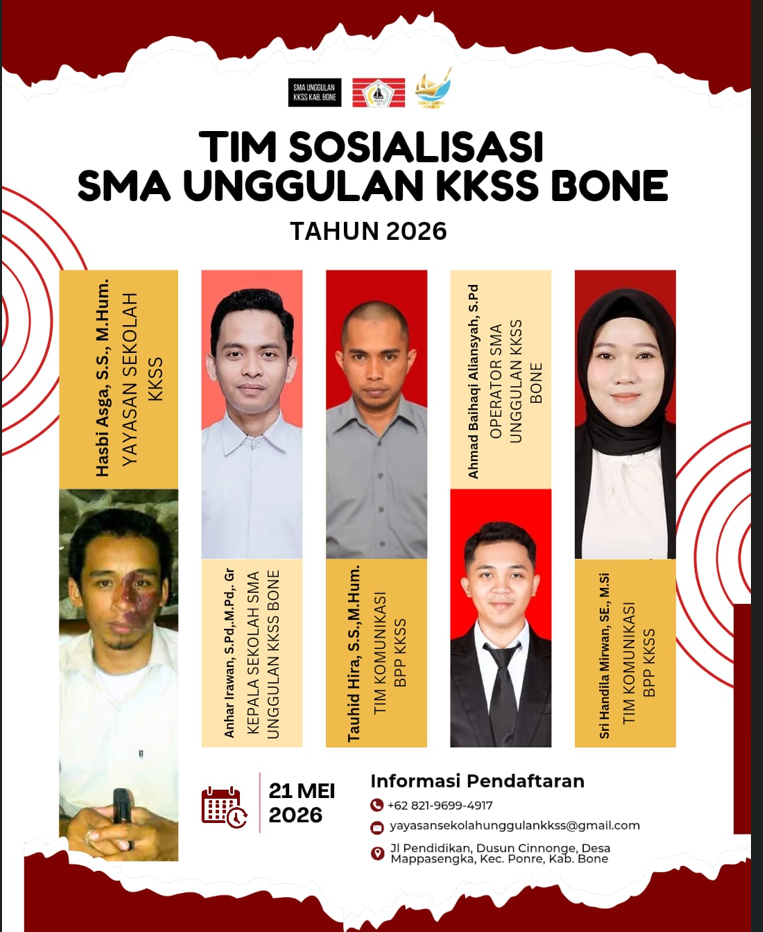 Tim Sosialisasi Penerimaan Peserta Didik Baru (PPDB) Tahun Ajaran 2026/2027.
